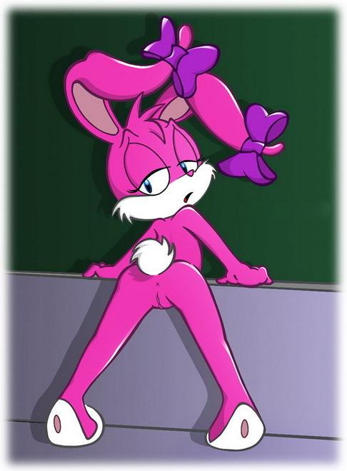 12P Nervous Babs Bunny getting her sweet titties sucked