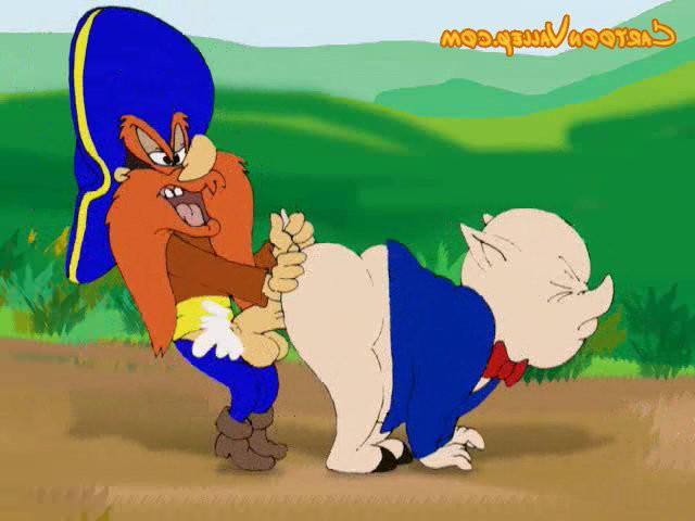 12P Dot in skirt rides horny Bugs Bunny and eats sperm 