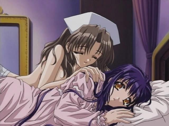 16P Insatiable nurse kisses and tongue fucks her saucy gals pussy
