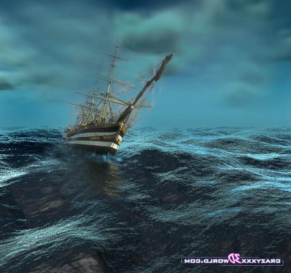 16P Horny mermaid saving sailor then fucking him hard