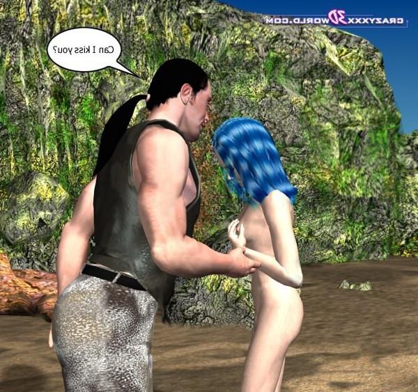 16P Horny mermaid saving sailor then fucking him hard