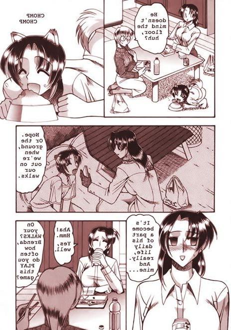 6P Hentai Girl in tshirt feels tough cock