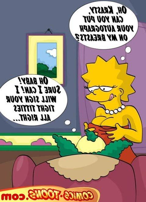 12P Lisa grab Krusty the Clown and fucked