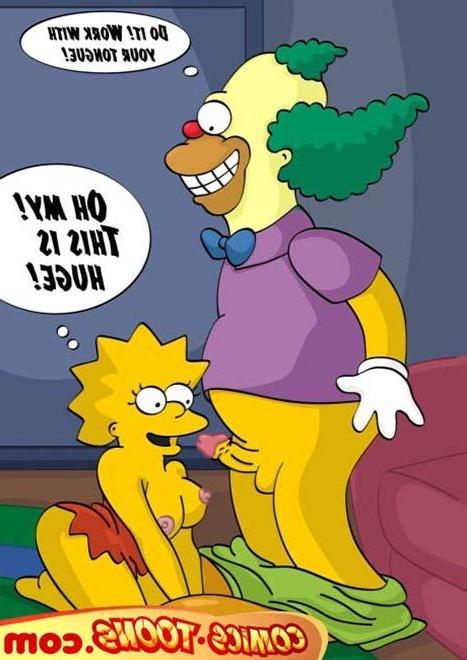 12P Lisa grab Krusty the Clown and fucked