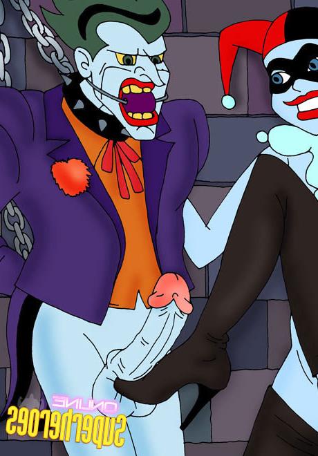 12P Poison Ivy in her school uniform is slammed by Joker