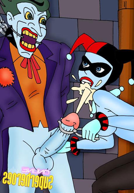 12P Poison Ivy in her school uniform is slammed by Joker