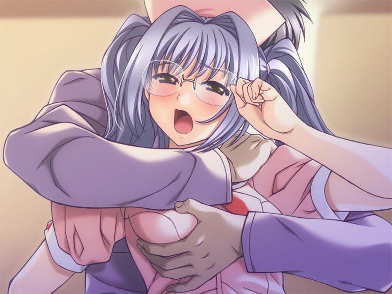 19P Shy young hentai nurse in pink uniforms and natural breasts