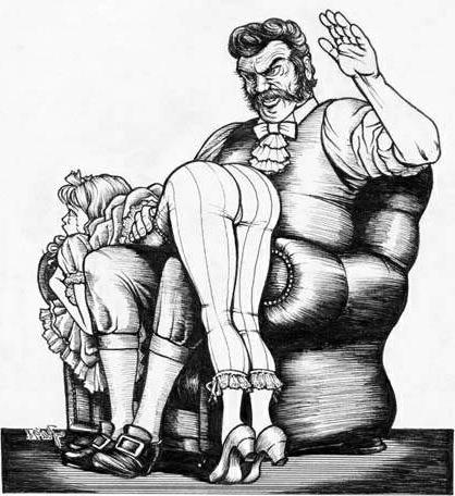15P spanking whipping and beating evil art