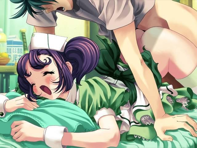 20P Sex loving young hentai nurse with big tits fucked on her knees