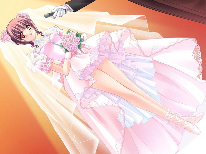 20P Hot young hentai wives in wedding dresses and bikinis