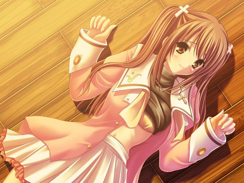 18P Sweet little virgin hentai teens first time showing their pantys