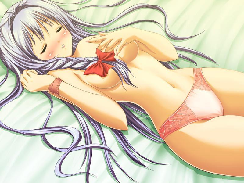 18P Sweet little virgin hentai teens first time showing their pantys