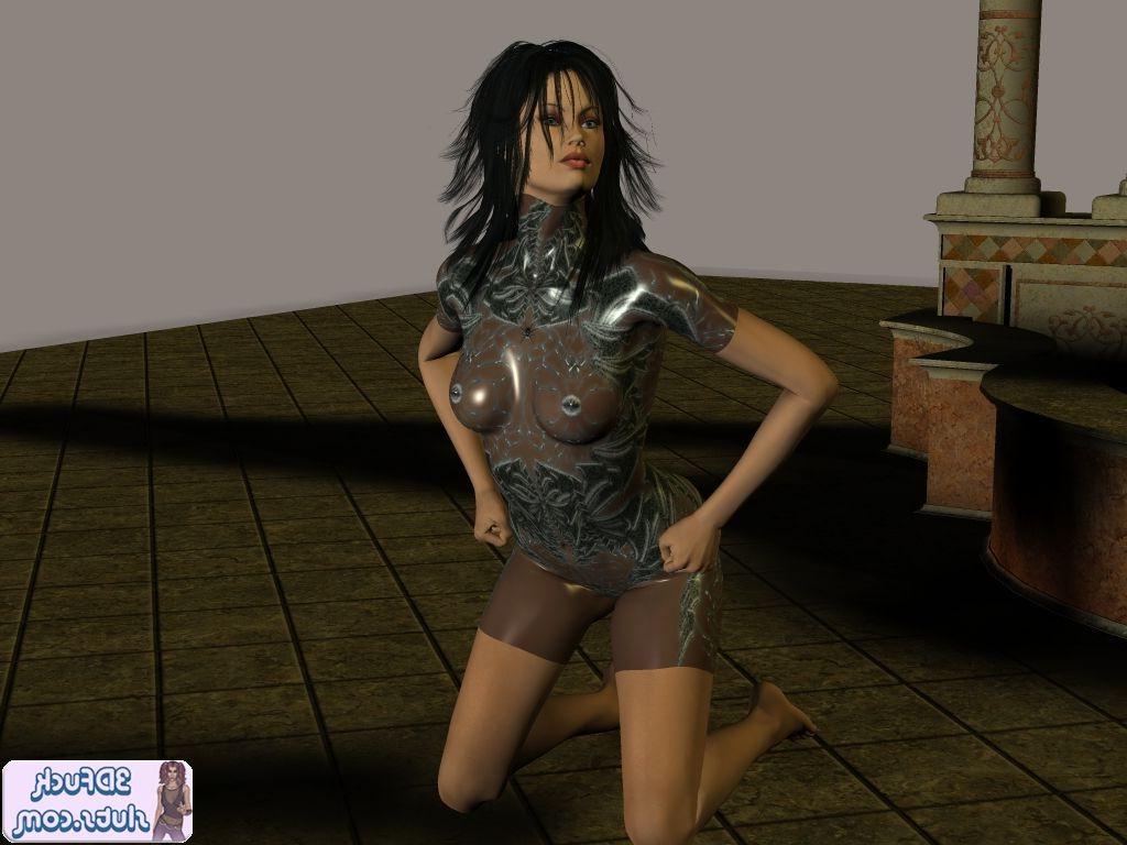 20P Toon babe in latex