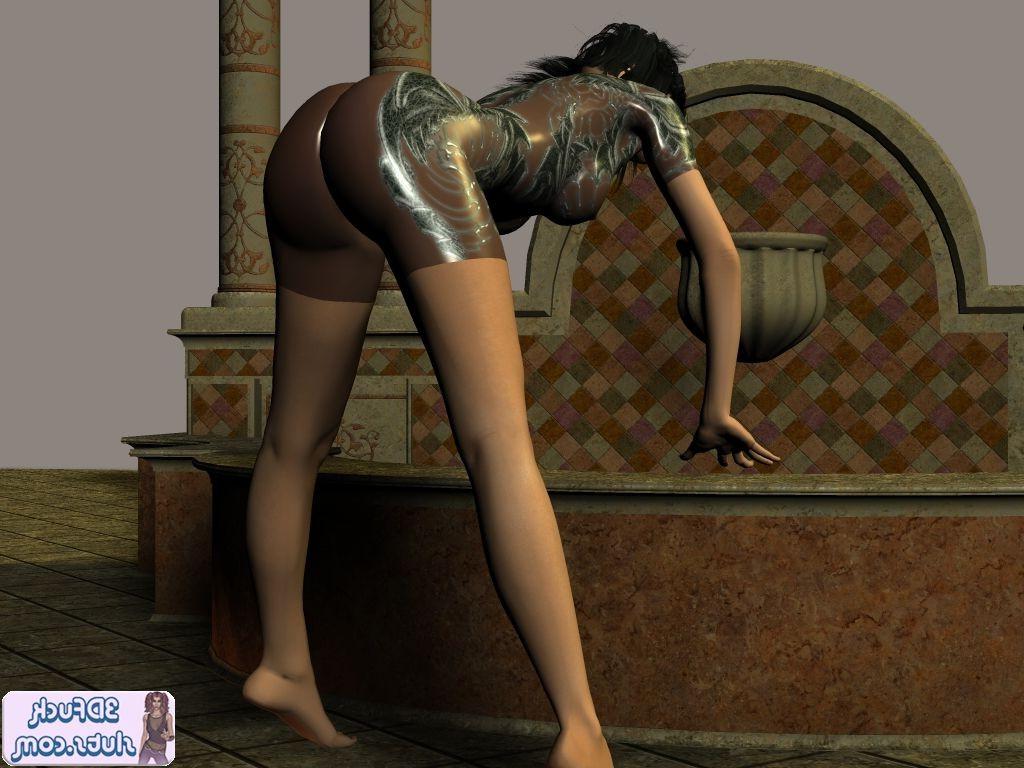 20P Toon babe in latex