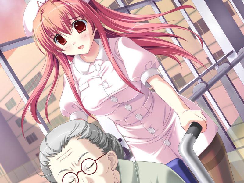 20P Young beautiful pink hentai nurse with real big tits loves sex