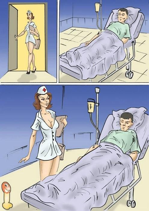 20P Dirty comics with perverted nurse