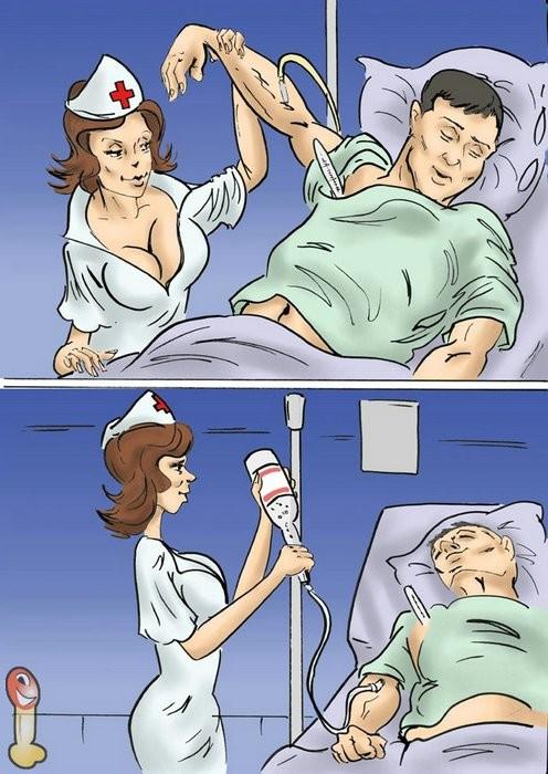 20P Dirty comics with perverted nurse
