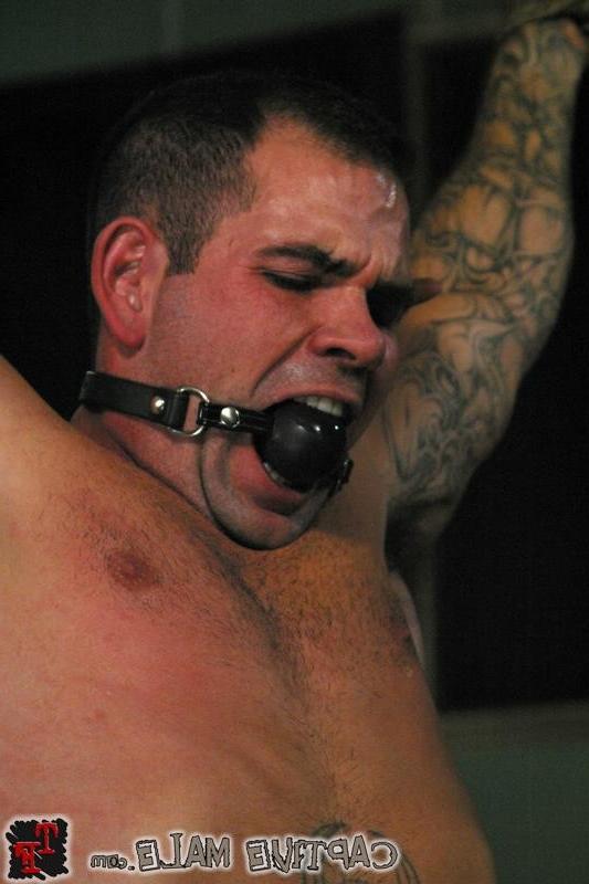 18P Two asian Dominatrices gag fucked by slave Daac is straponed