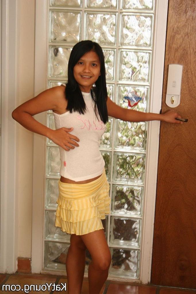 16P Kat Young :: Asian cutie in first time lesbian loving with her horny girlfriend