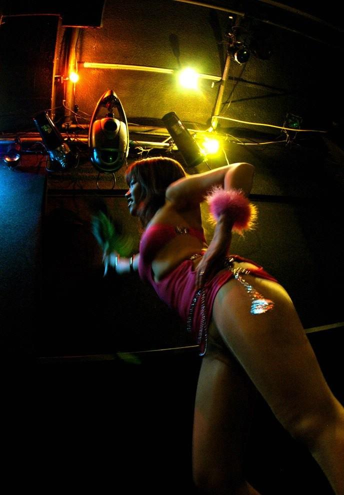 15P Horny busty Japanese woman nailed hard in the club