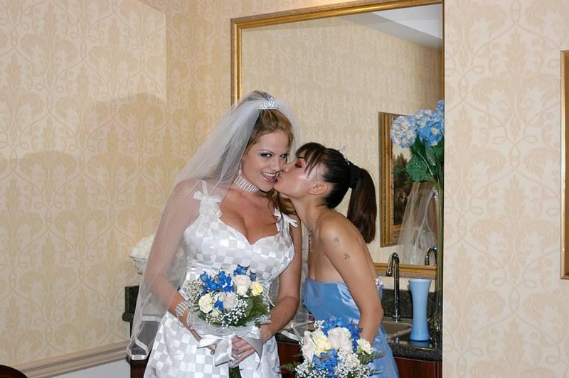 16P Asian bridesmaid fucks white bride and groom