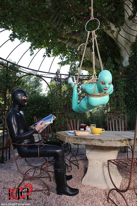 16P Latex Lucy Gets Suspended &amp;amp; Poked