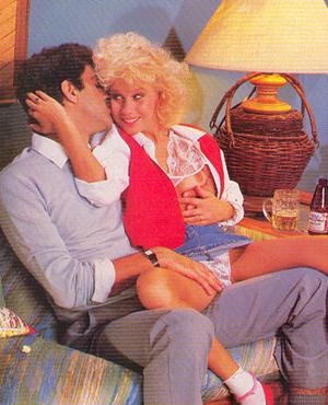 12P Vintage chick Bunny Bleu fucking with boys and girls