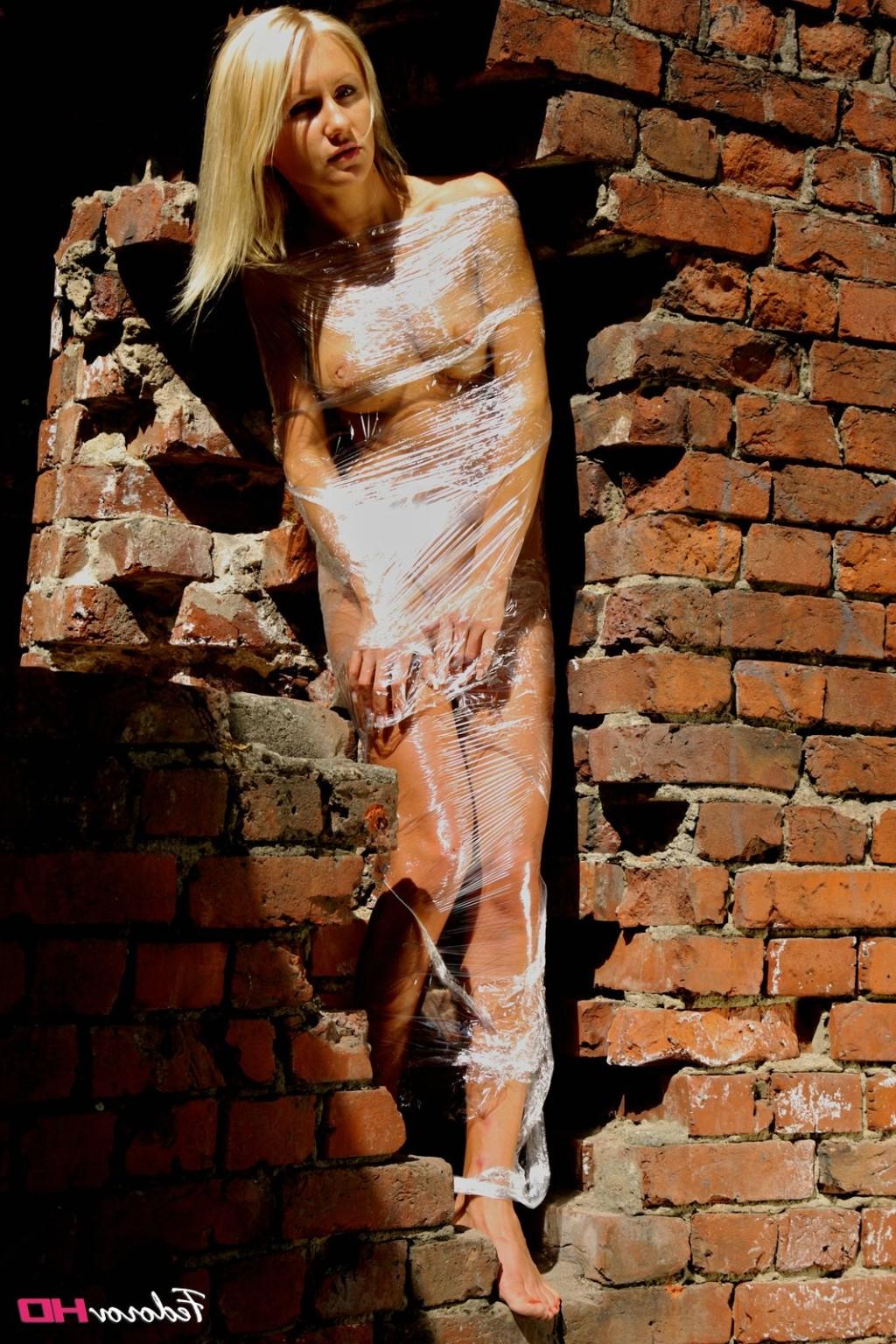 12P Fedorov-hd-Karine-stretch-fetish-outdoor-nude-art-blond-teen