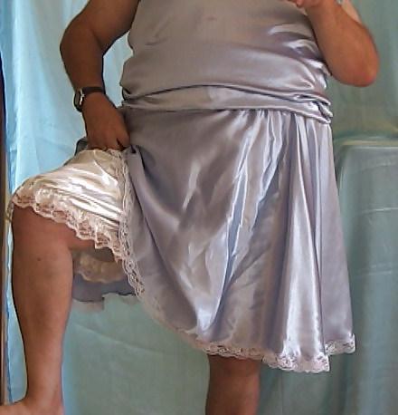25P Mes satin sissy