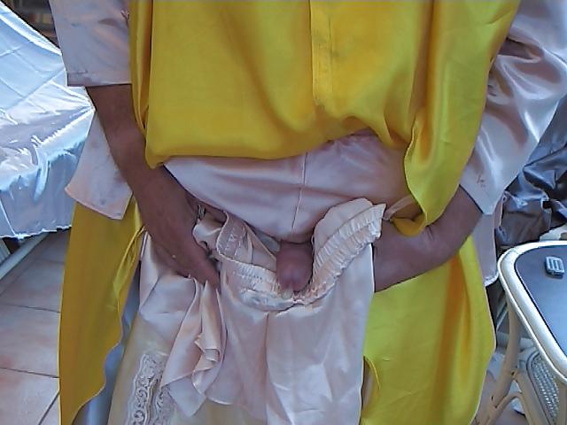 25P Mes satin sissy