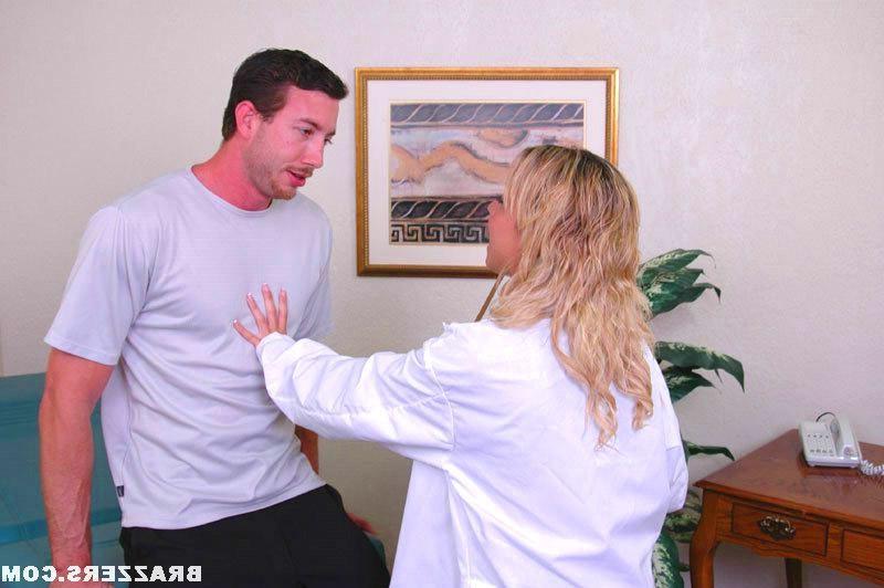 16P Beautiful 18yr nurse rides an old patients shaft and facialized