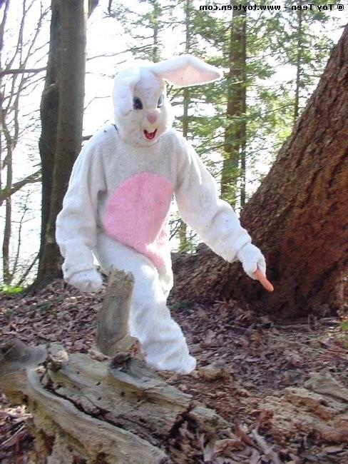 18P Easter Bunny Fucks Blonde With A Carrot