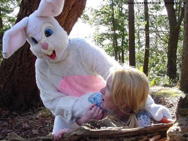 18P Easter Bunny Fucks Blonde With A Carrot