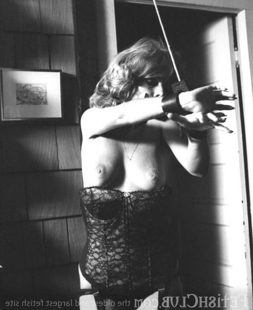 12P Old School Bondage Babe Gets Tied Up Tight And Blindfolded