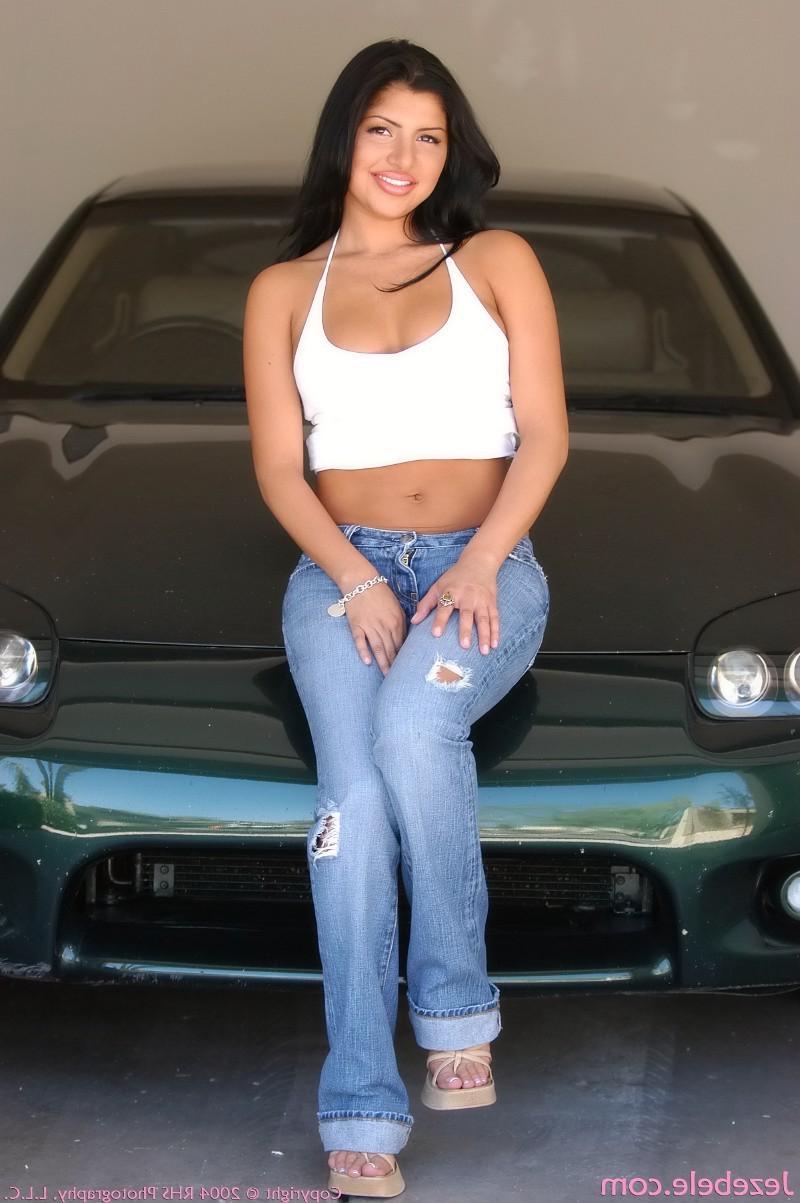 15P Beautiful latin teen stripping to show off her slammin boobers