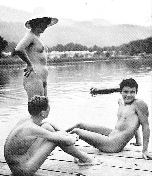 10P Vintage-Strand-Nudist
