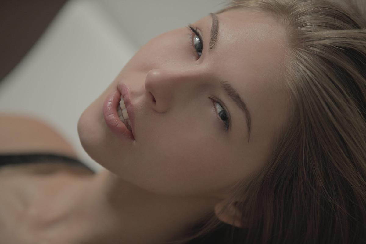 17P Skinny russian teen babe Angelica rubs pussy