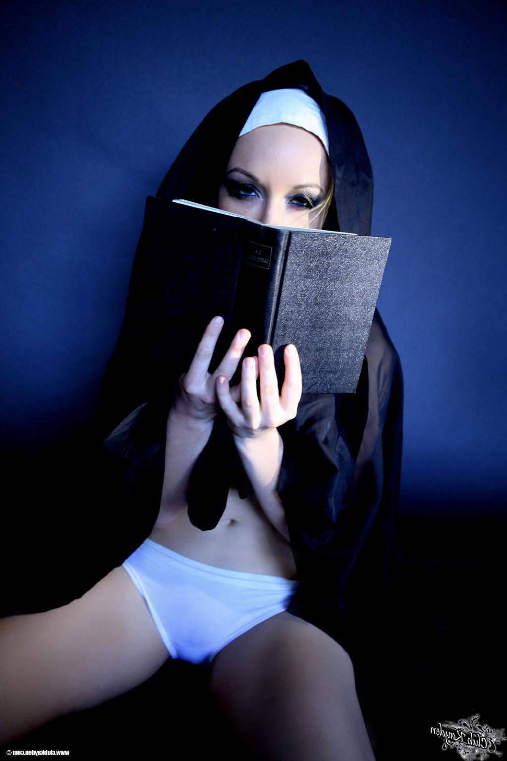 15P Kayden Kross is one very naughty nun