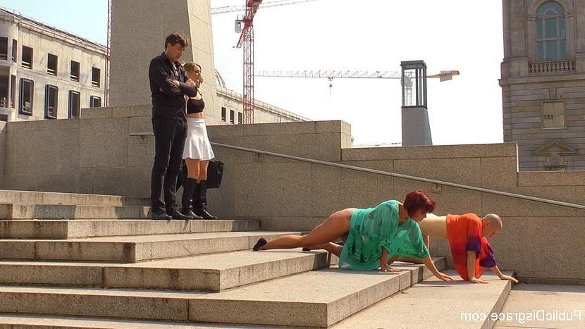 20P Jolyne Joy and Made Kate kinky berlin girls public bdsm humiliat