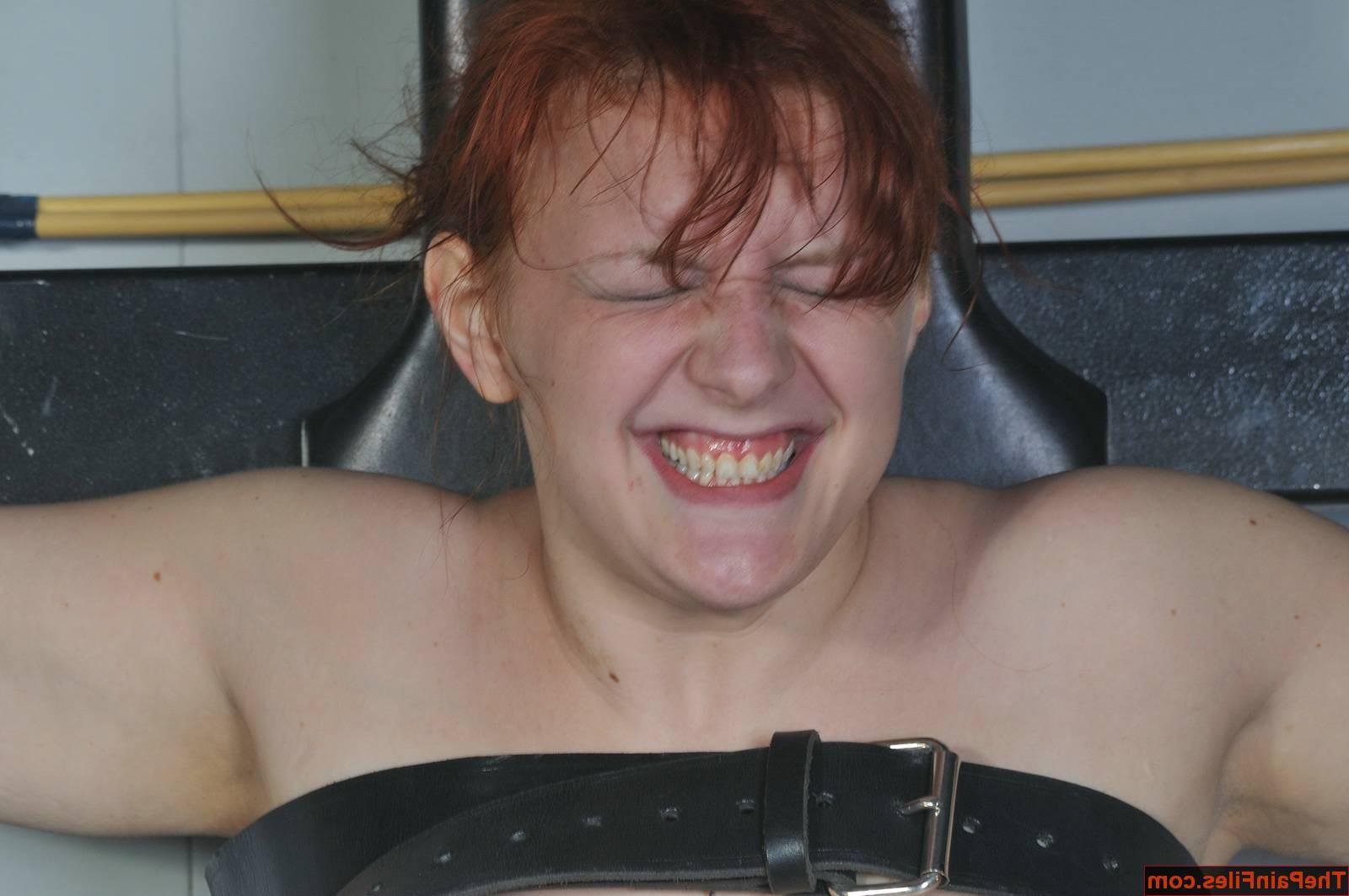 16P Swedish BDSM of amateur redhead in private dungeon