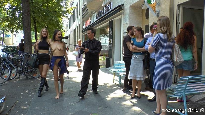 22P Coco Chanal gets publicly humilated and bdsm fucked by lezdom Mo