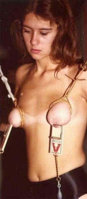 14P Teen amateur bdsm of slavegirl Isabelle in retro bdsm