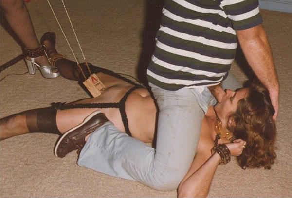 15P Retro BDSM photography and vintage slave girl punishments of byn