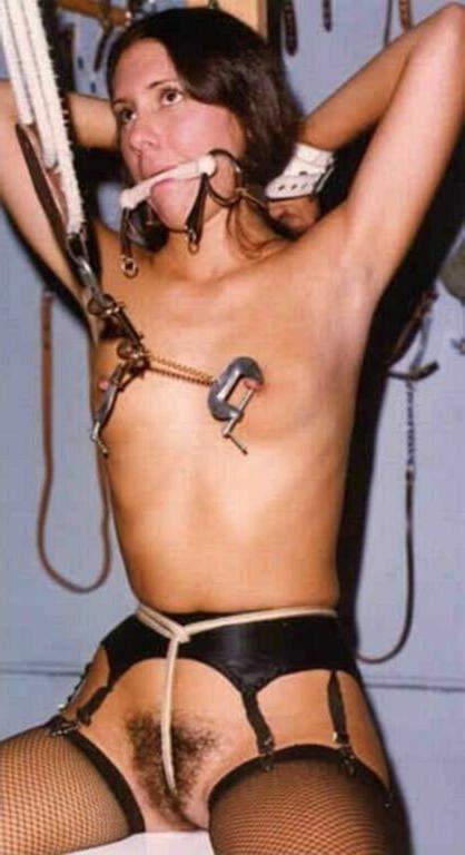14P Retro bdsm magazine punishments of amateur slaves in nipple tort