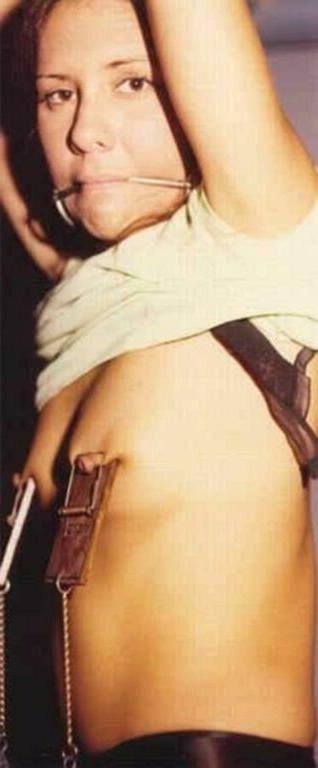 14P Retro bdsm magazine punishments of amateur slaves in nipple tort