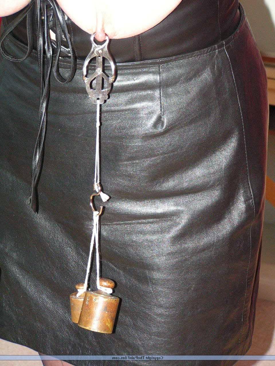 16P Extreme amateur breast hanging bdsm and lifting by tits torture