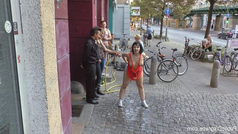 16P Pina De Luxe busty bitch humiliated at bdsm underground sex club