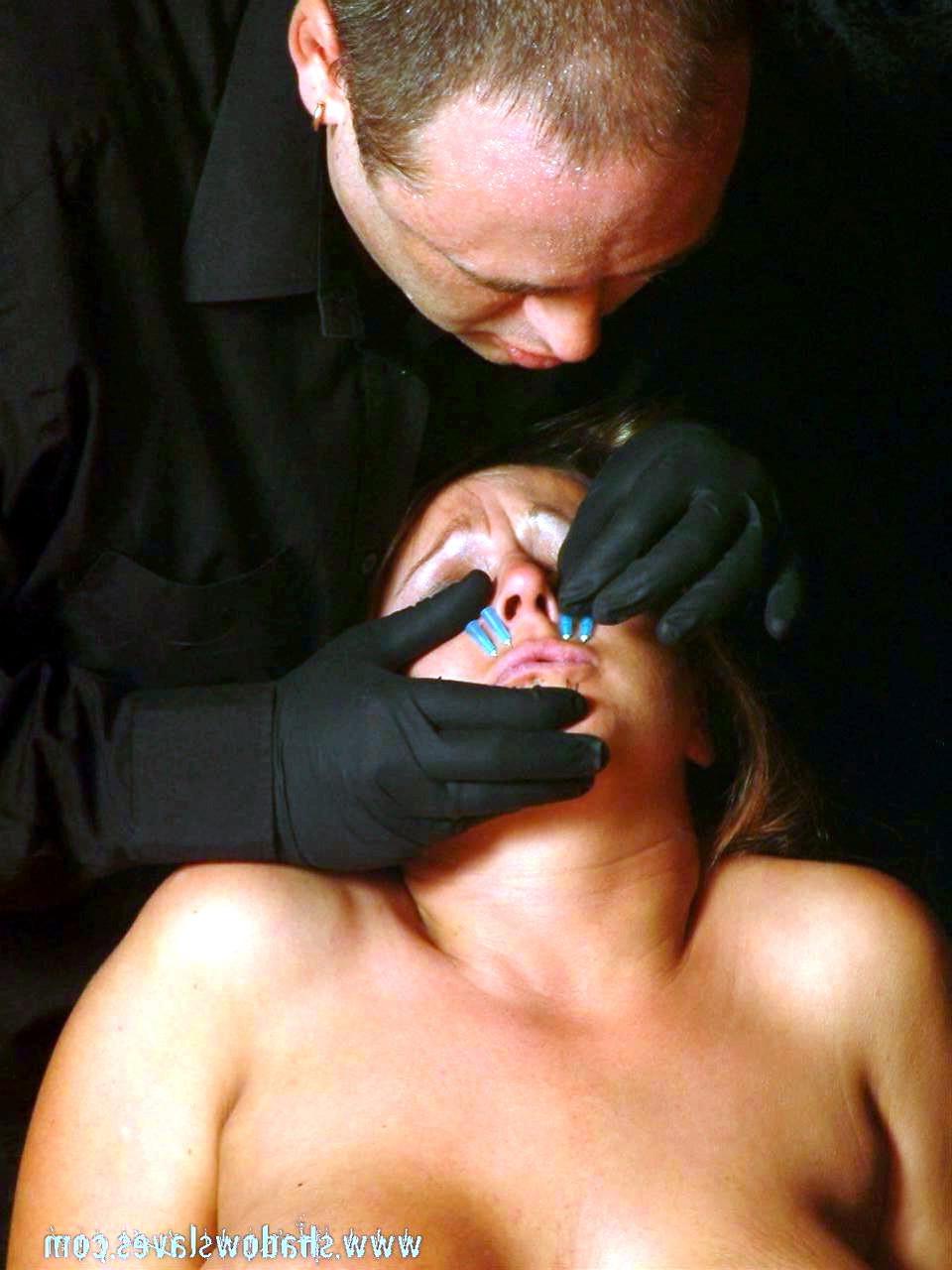 16P Mature needle bdsm and busty Ginas piercing