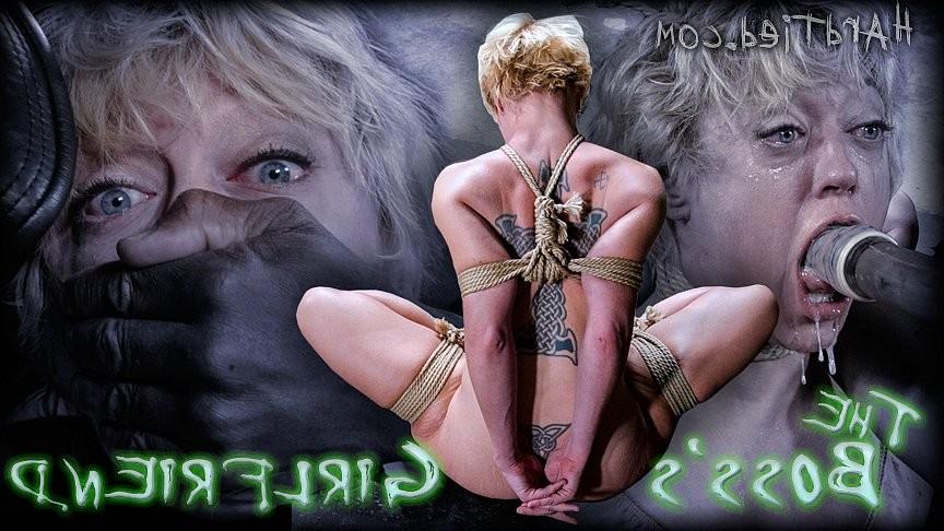 16P Darling BDSM busty blonde is rope bound made to orgasm by maledo