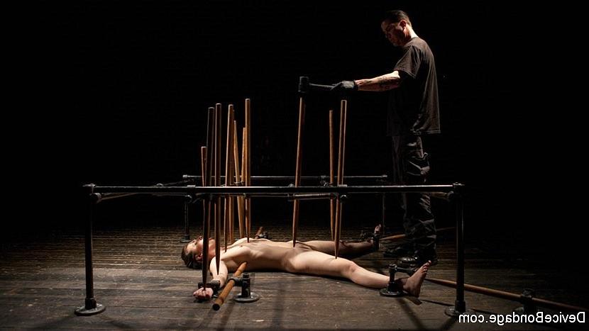 17P Casey Calvert struggles in chain bondage completely bdsm helpless with different